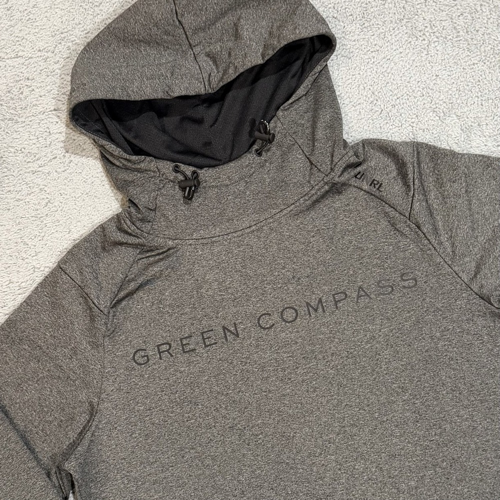 UNRL Gray Crossocer Performance Hoodie Men's XS Pullover Sweatshirt